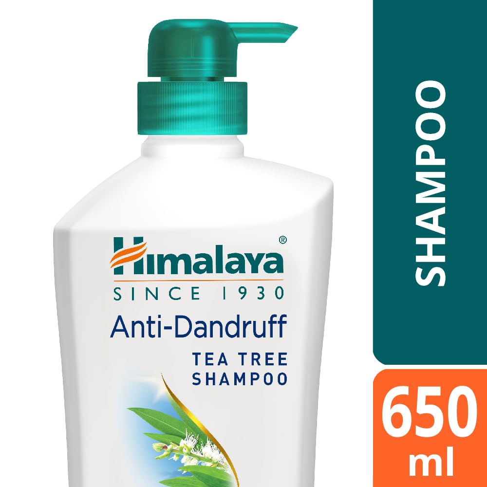 Himalaya Anti Dandruff Shampoo With Tea Tree Removes Dandruff & Soothes Sclap, 1000 ml