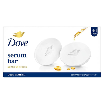 Dove Serum Bar | with Nutrient Serum | Deep Nourish | 625g (125g x 5)