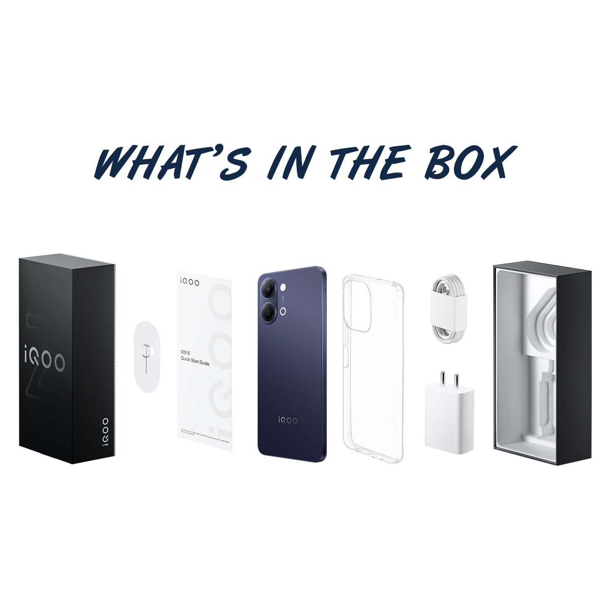 iQOO Z11 Lite 44W 5G (Midnight Blue, 6GB RAM, 128GB Storage) | 6500mAh Battery with 44W Fast Charging* | Dimensity 6300 with 579k+ AnTuTu Score* | OriginOS 6.0 with AI Creation* & Private Space*