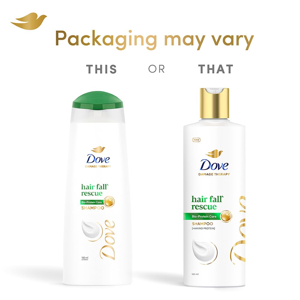 Dove Hair Fall Rescue Shampoo 1 L|| For Damaged Hair|| Hair Fall Control for Thicker Hair - Mild Daily Anti Hair Fall Shampoo for Men & Women