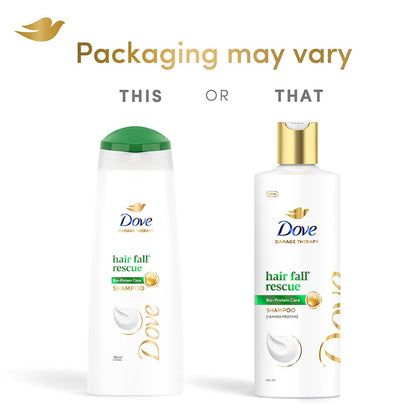 Dove Hair Fall Rescue Shampoo 1 L|| For Damaged Hair|| Hair Fall Control for Thicker Hair - Mild Daily Anti Hair Fall Shampoo for Men & Women