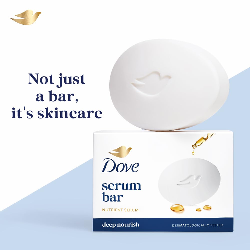 Dove Serum Bar | with Nutrient Serum | Deep Nourish | 625g (125g x 5)
