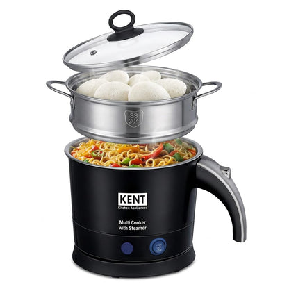 KENT Super Egg Boiler | 3 Boiling Modes | Stainless Steel Body and Heating Plate | 6 Eggs at a Time | Automatic Turn-Off | Silver
