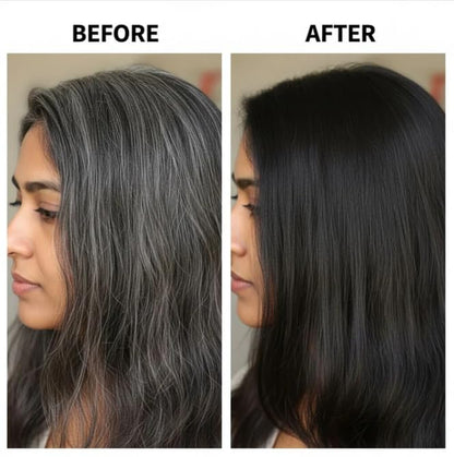 SHESHA AYURVEDA Nilini Hair Colour - Ayurvedic, No Ammonia, No Peroxide, No Perborates, No Bleach,Natural Black Colour (40g)