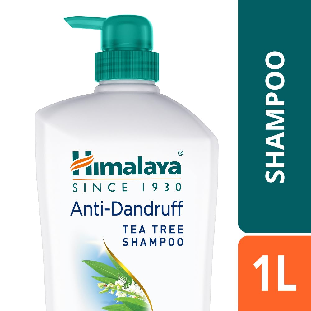 Himalaya Anti Dandruff Shampoo With Tea Tree Removes Dandruff & Soothes Sclap, 1000 ml