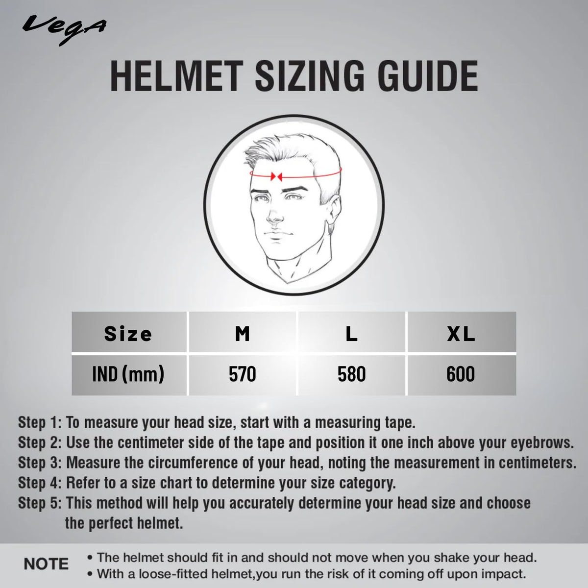 Vega Crux ISI Certified Flip-Up Helmet for Men and Women with Clear Visor(Black, Size:L)