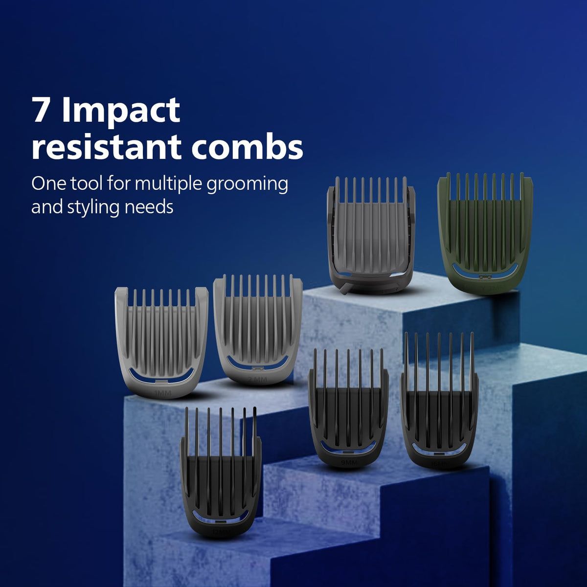 Philips India's No.1 Men's Trimmer* | One stroke beard trimming | All-in-One Grooming Kit- Face, Hair, Body | Ear/Nose attachment | Safe for Sensitive Skin | 60 mins runtime | 5yr warranty* | MG3927