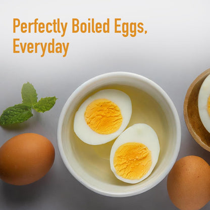 KENT Super Egg Boiler | 3 Boiling Modes | Stainless Steel Body and Heating Plate | 6 Eggs at a Time | Automatic Turn-Off | Silver