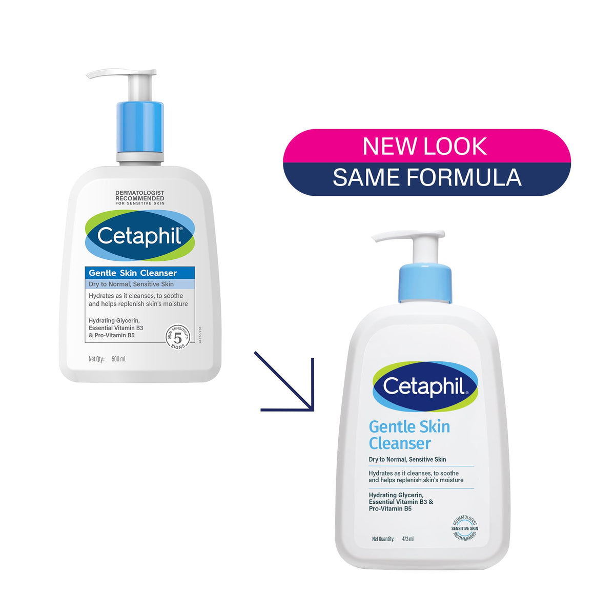 Cetaphil Gentle Skin Hydrating Face Wash 118ml, Paraben Free, Sulphate-Free Gentle Skin Hydrating Cleanser with Niacinamide, Vitamin B5 for Dry to Normal, Sensitive Skin