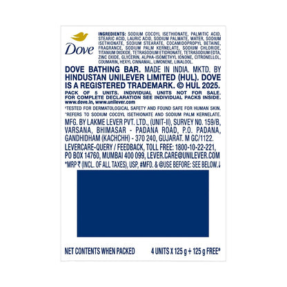 Dove Serum Bar | with Nutrient Serum | Deep Nourish | 625g (125g x 5)