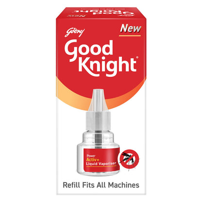 Good Knight Power Activ+ Liquid Vaporiser Pack Of 6 (45ml Each) | 2x Faster Than Before | Mosquito Repellent Refill | India s Most Powerful Liquid Vaporizer