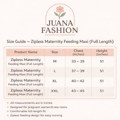 Women's Maternity Feeding Maxi zipless,Lounge wear, zipless Feeding Nightdress,Nursing Maxi Dress,Cotton Kaftan Nighty,Feeding Cotton Nighty