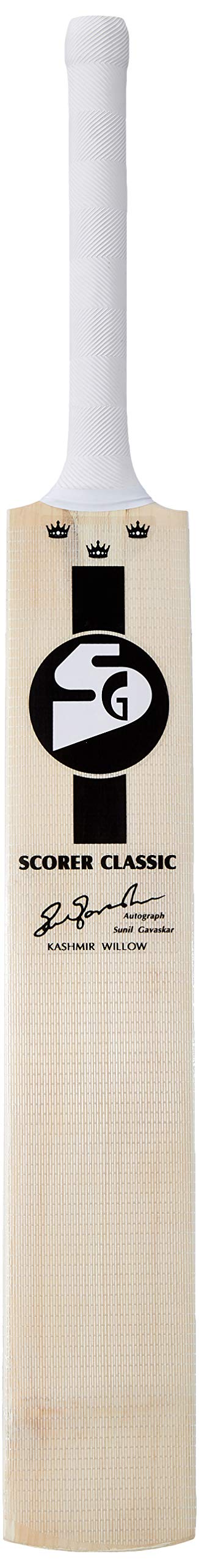 SG Scorer Classic Kashmir Willow Cricket Bat ( Size: Size 6,Leather Ball ), Wood, Multicolour