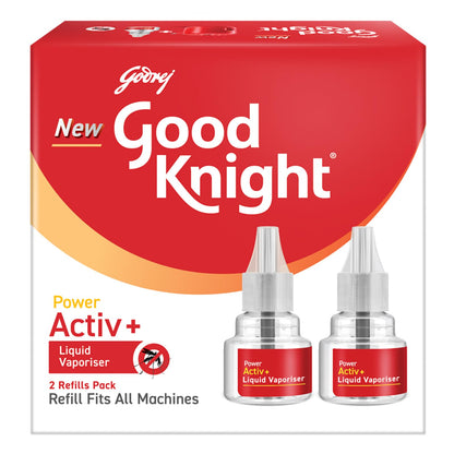 Good Knight Power Activ+ Liquid Vaporiser Pack Of 6 (45ml Each) | 2x Faster Than Before | Mosquito Repellent Refill | India s Most Powerful Liquid Vaporizer