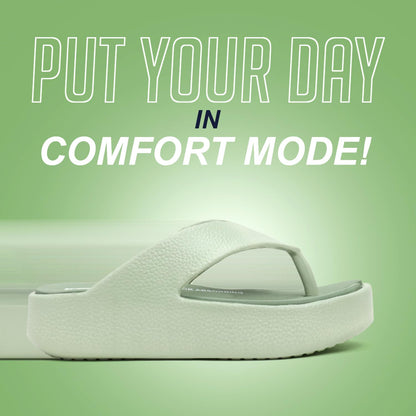 DOCTOR HEALTH SUPER SOFT Women’s Orthopedic Soft Platform Slippers | Ultra-Cushioned Shock Absorbing Footbed | Lightweight Anti-Skid Everyday Wear Comfort Flip Flops for All-Day Support