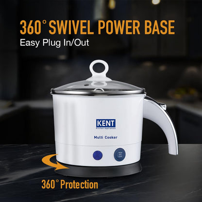 KENT Super Egg Boiler | 3 Boiling Modes | Stainless Steel Body and Heating Plate | 6 Eggs at a Time | Automatic Turn-Off | Silver