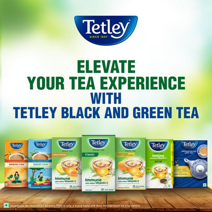 Tetley Green Tea, Ginger, Mint and Lemon, 100 Tea Bags