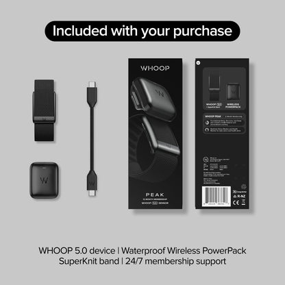 WHOOP 5.0 Health and Fitness Wearable – 12 Month Membership Included