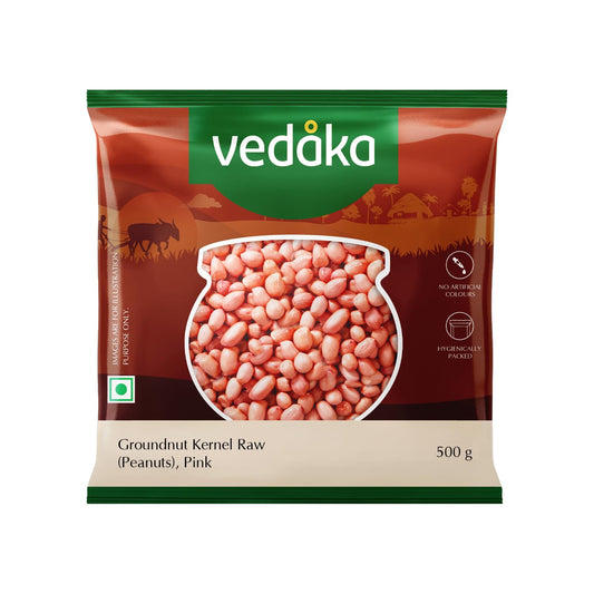 Amazon Brand - Vedaka Raw Peanuts | 1 Kg | Groundnut Kernel | Moongfali | Rich Source of Protein & Fiber | No Artificial Colours & No Preservatives