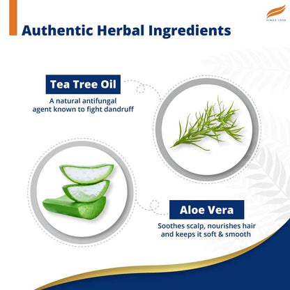 Himalaya Anti Dandruff Shampoo With Tea Tree Removes Dandruff & Soothes Sclap, 1000 ml