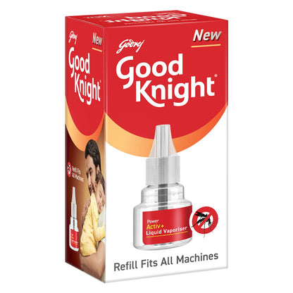 Good Knight Power Activ+ Liquid Vaporiser Pack Of 6 (45ml Each) | 2x Faster Than Before | Mosquito Repellent Refill | India s Most Powerful Liquid Vaporizer