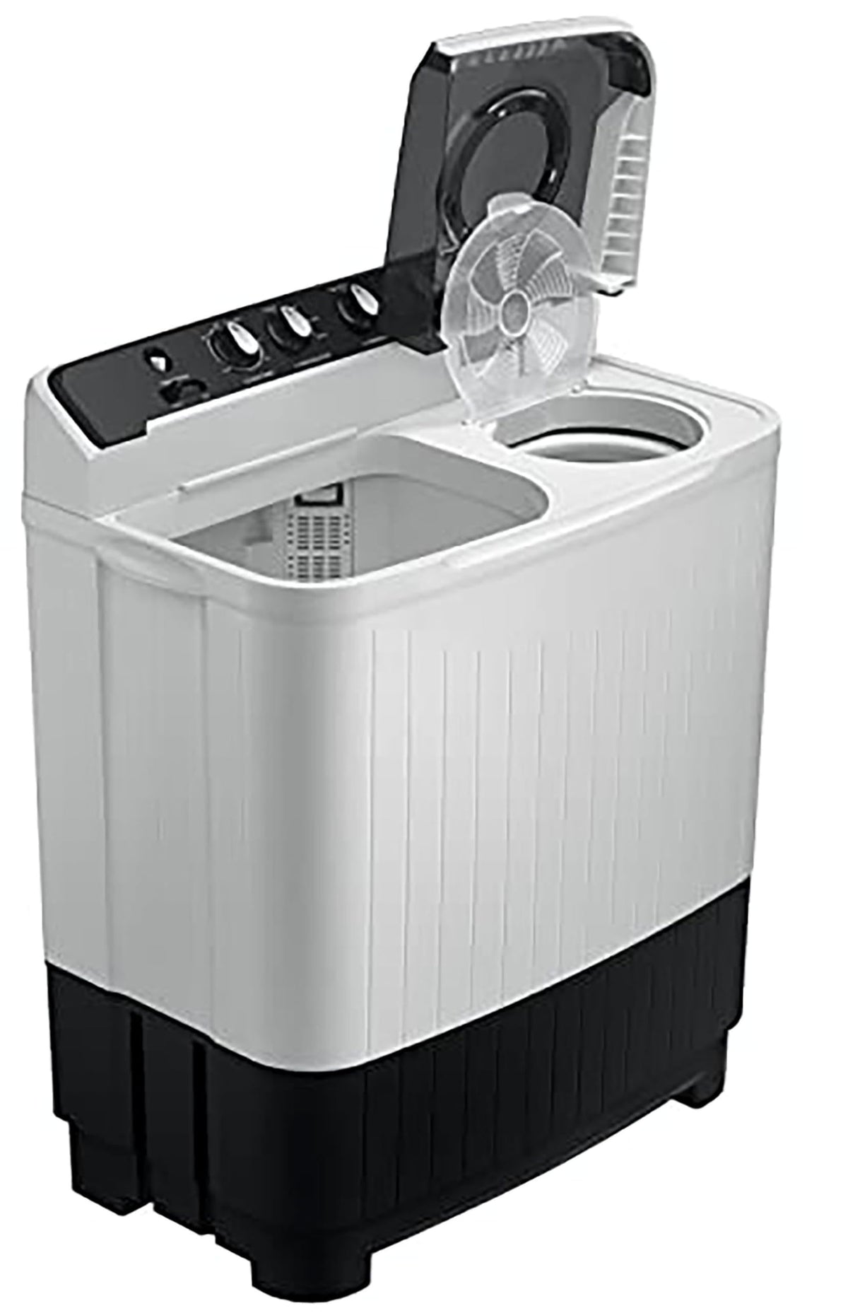 Samsung 10.5 kg, 5 star, Semi-Automatic Top Load Washing Machine (WT10C4260GG/TL, Air Turbo Drying, Light Gray,)