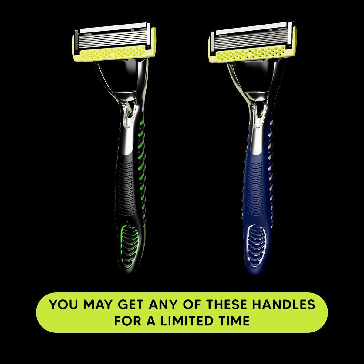 LetsShave Pro 7 Max Razor Cartridges For Men | World's First & Only 7-Blade Shaving Razor With Precision Blades & Honey Comb Guard Bar | Argan Oil, Aloe & Vitamin E - 4 Count