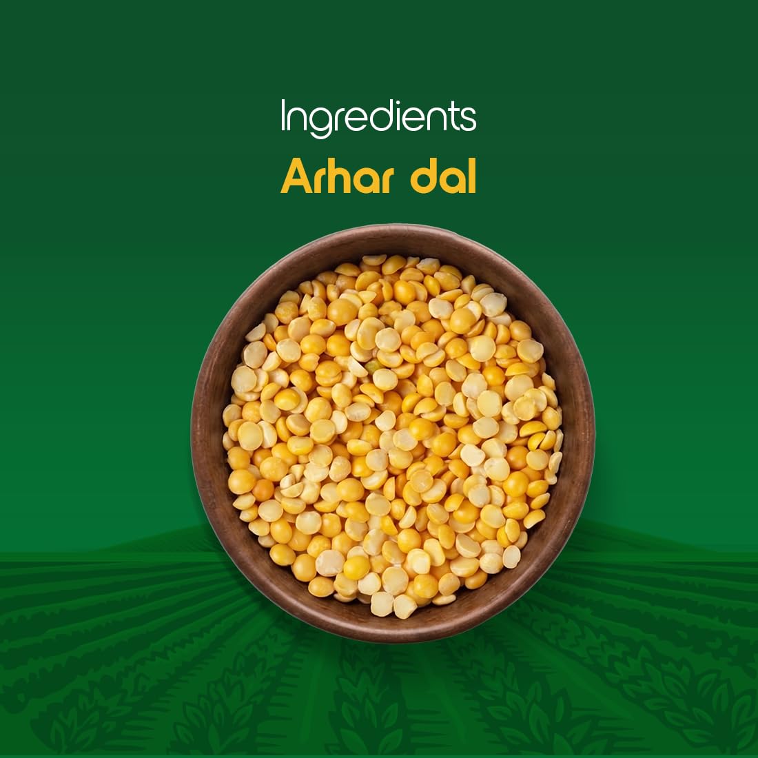 Fortune Arhar Dal (Toor Dal), 1 kg, Unpolished and Sortex cleaned