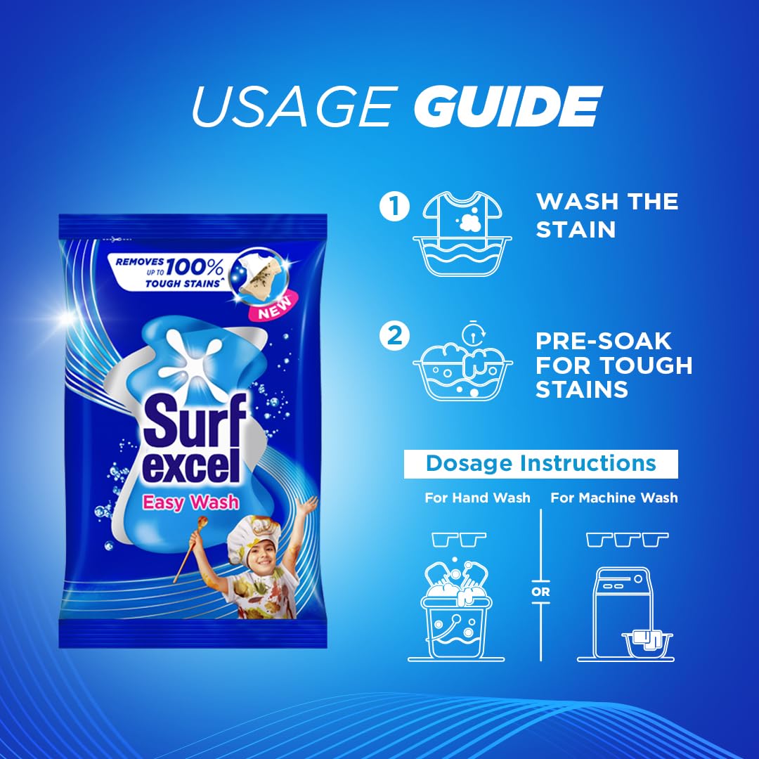 Surf Excel Easy Wash Detergent Powder - 5 Kg