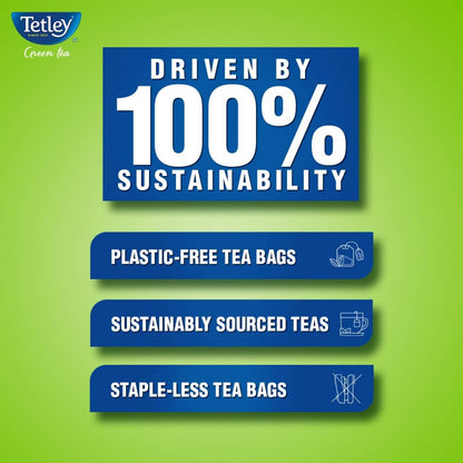 Tetley Green Tea, Ginger, Mint and Lemon, 100 Tea Bags