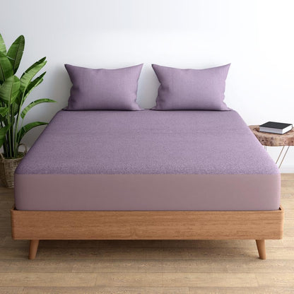 Wakefit Water Proof Terry Cotton Mattress Protector | Grey | Machine Washable | Super Soft | Fits Mattress Upto 10 inches