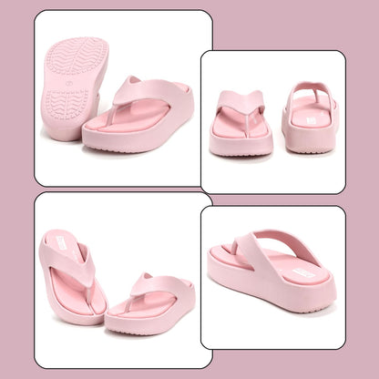 DOCTOR HEALTH SUPER SOFT Women’s Orthopedic Soft Platform Slippers | Ultra-Cushioned Shock Absorbing Footbed | Lightweight Anti-Skid Everyday Wear Comfort Flip Flops for All-Day Support