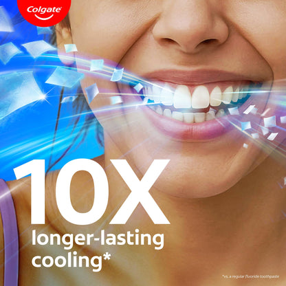 Colgate MaxFresh Breath Freshner Oral Care Toothpaste, 300g Saver Pack (150g x 2), Peppermint Ice, Blue Gel Paste with Menthol & Cooling crystals for bad breath control