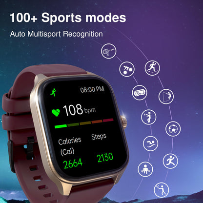 Fastrack Astor FR2 Pro 1.43" AMOLED Stainless Steel Smart Watch with SpO2, Heart Rate, BT Calling, Adaptive AOD, Functional Crown, AI Voice Assistant – Smartwatch for Stylish Professionals (Silver)