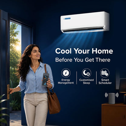 Blue Star 1 Ton 5 Star,New Star rated,Smart Inverter Split AC (Copper, Convertible 5 in 1 Cooling, DigiQ Hepta Sensor, Blue Fins, Self Diagnosis, IA512ZXUS, White)
