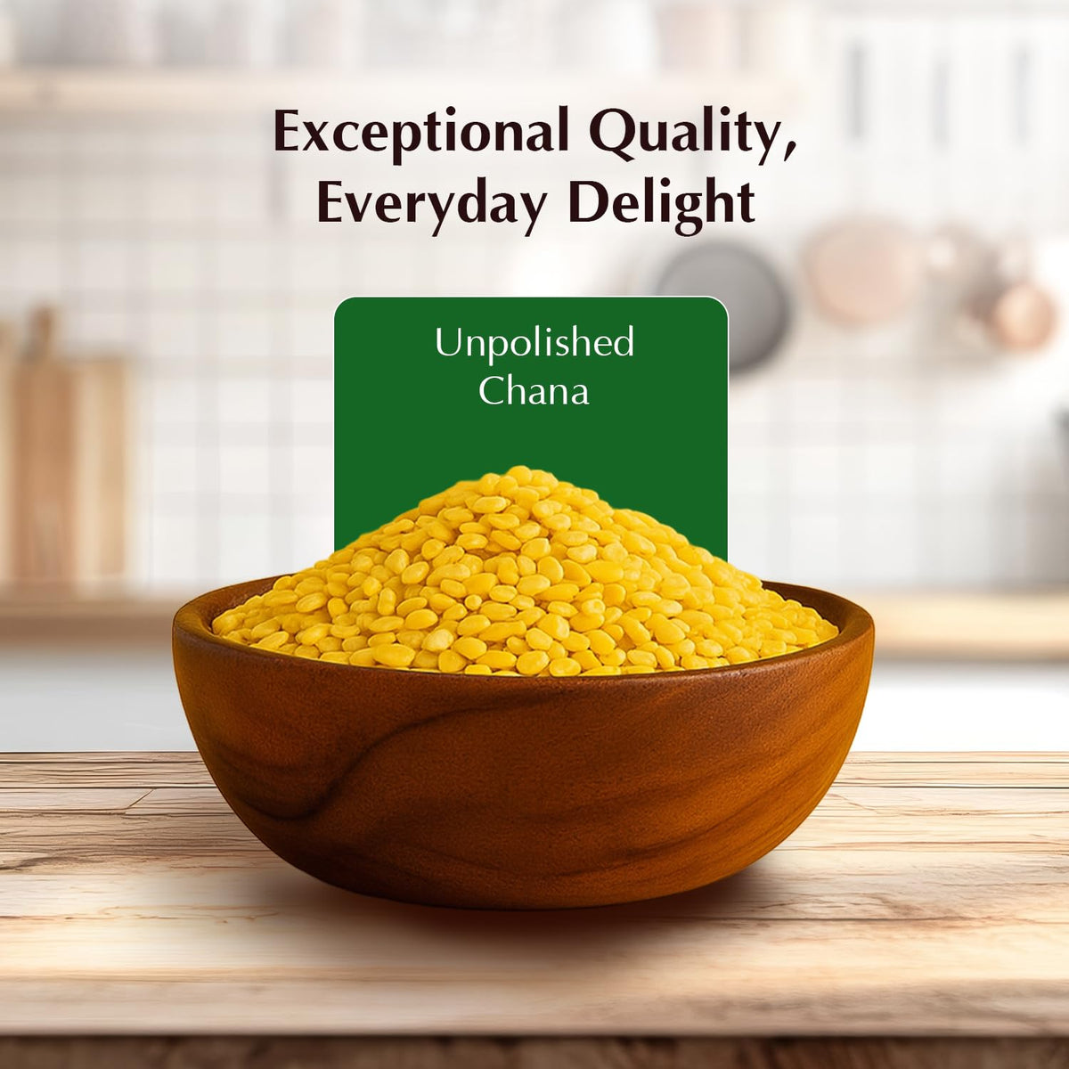 Amazon Brand - Vedaka Unpolished Yellow Moong Dal | 2 Kg | Naturally Rich In Protein & Fiber | No Artificial Flavours & No Preservatives.