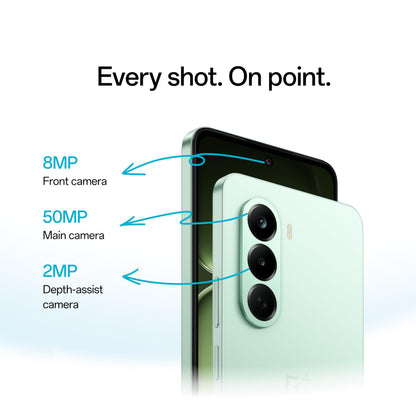 OnePlus Nord CE6 Lite | 8GB+128GB | Hyper Black | Segment's Fastest Dimensity 7400 Apex Processor | 7000mAh Battery | Segment's Highest 144Hz Refresh Rate | 50MP Main Camera, 4K Video Recording
