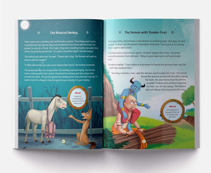 101 Tales The Great Panchatantra Collection - Collection Of Witty Moral Stories For Kids For Personality Development (Hardback)
