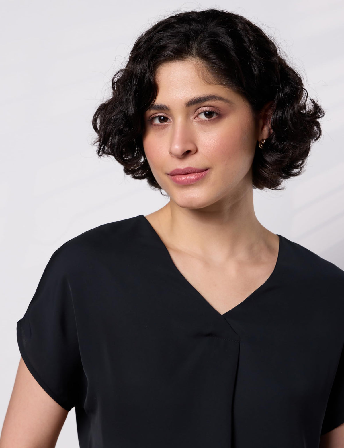 Symbol Premium Women's Relaxed Fit Crop Top | Desk-to-Dinner (Available in Plus Sizes) Polyester