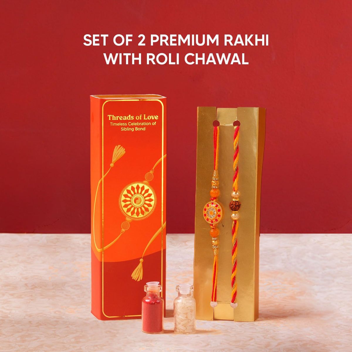 Bandhan - 10-Item Rakhi Gift Hamper for brother with set of 2 Premium Rakhis, Chocolate Coated Cashews & Almonds, Hazelnut Dry-Fruit Laddoos | Rakhi for Brother with Gift Combo Set by Eat Better Co