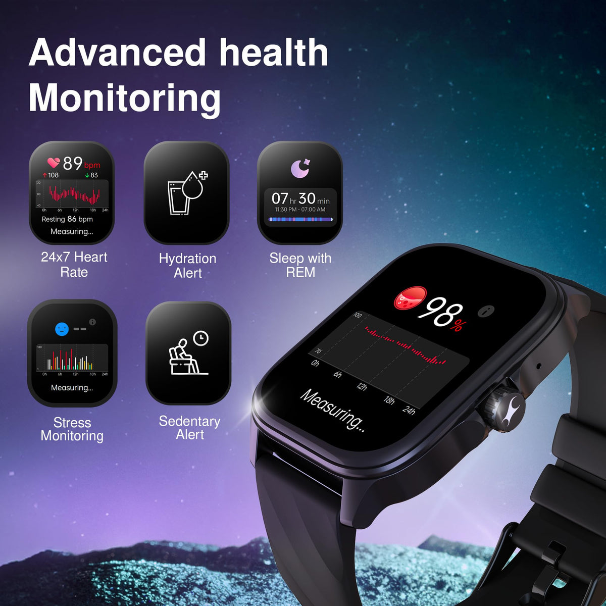 Fastrack Astor FR2 Pro 1.43" AMOLED Stainless Steel Smart Watch with SpO2, Heart Rate, BT Calling, Adaptive AOD, Functional Crown, AI Voice Assistant – Smartwatch for Stylish Professionals (Silver)