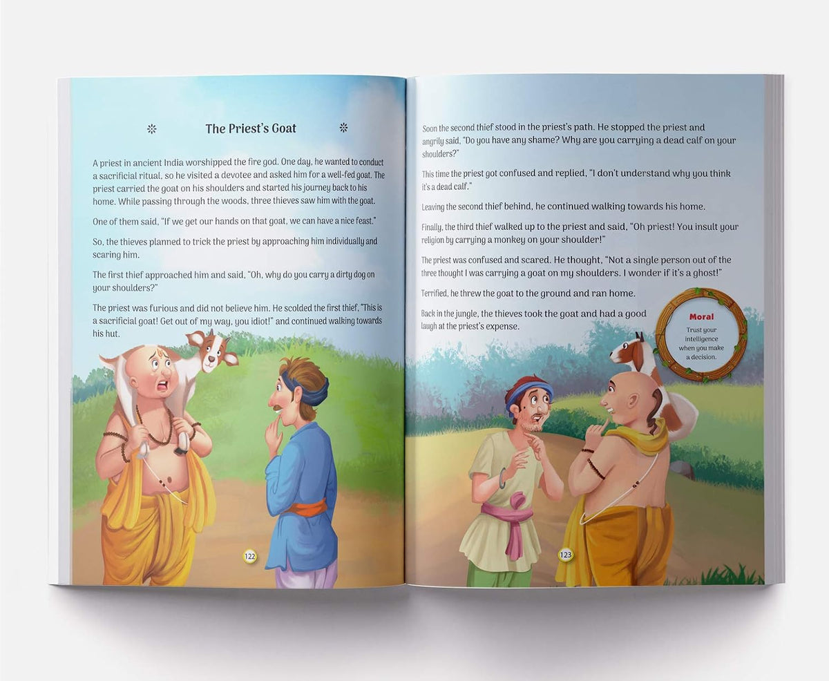 101 Tales The Great Panchatantra Collection - Collection Of Witty Moral Stories For Kids For Personality Development (Hardback)
