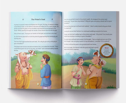 101 Tales The Great Panchatantra Collection - Collection Of Witty Moral Stories For Kids For Personality Development (Hardback)