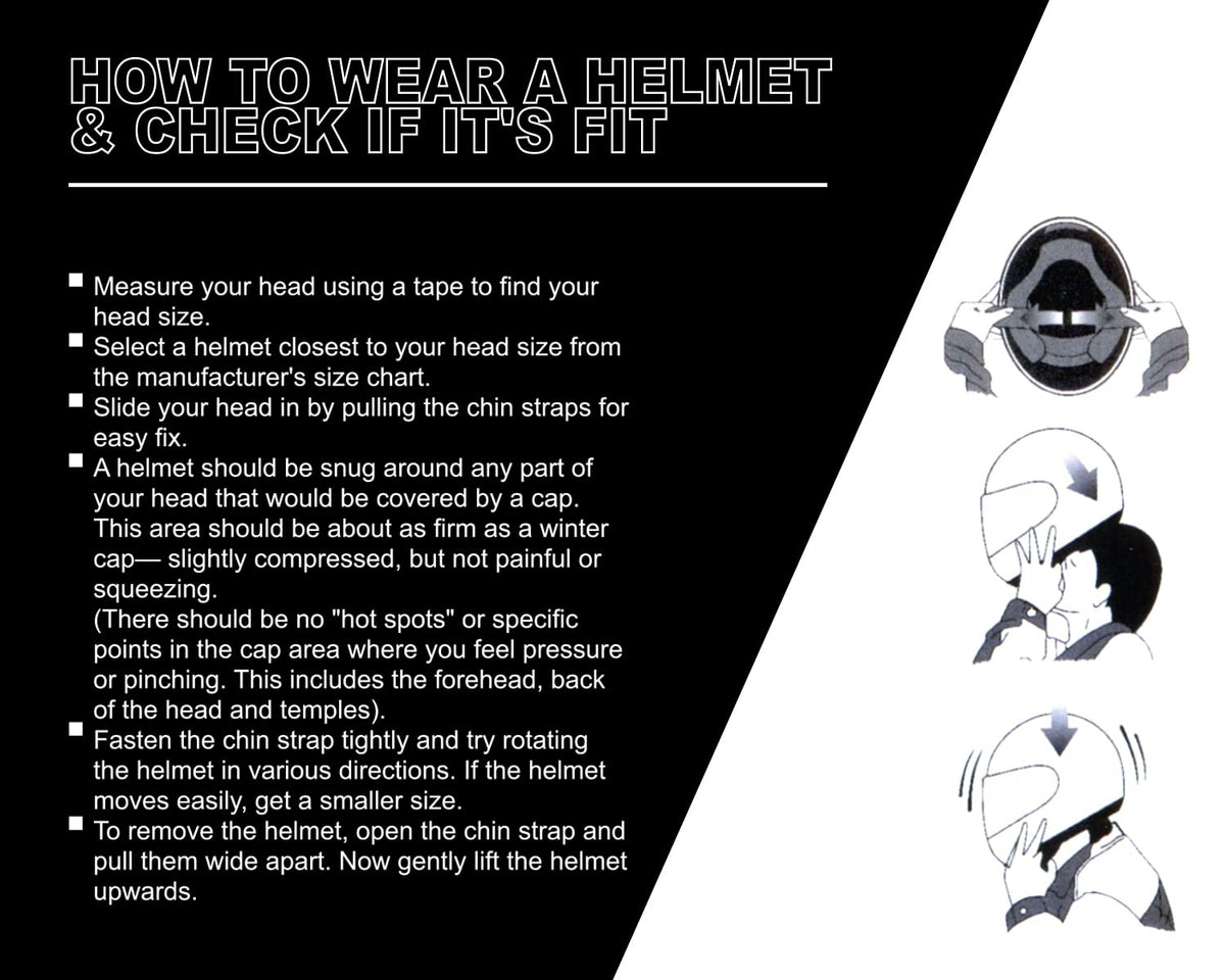 Vega Crux ISI Certified Flip-Up Helmet for Men and Women with Clear Visor(Black, Size:L)
