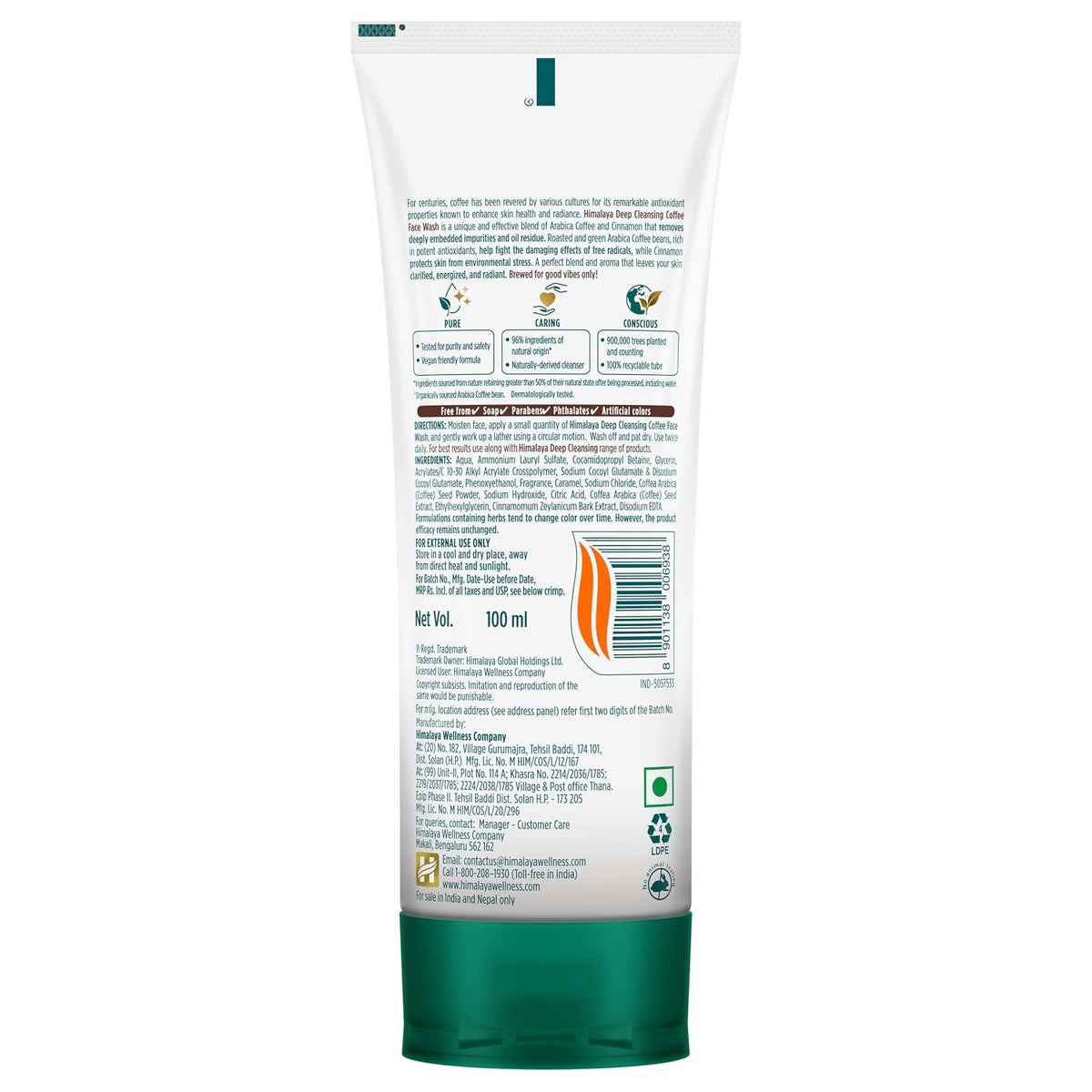 Himalaya Anti Dandruff Shampoo With Tea Tree Removes Dandruff & Soothes Sclap, 1000 ml