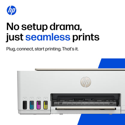 HP Smart Tank 589 All-in-One WiFi Colour Printer |Up to 4000 Black & 6000 Colour Prints I Print,Scan & Copy for Home/Office