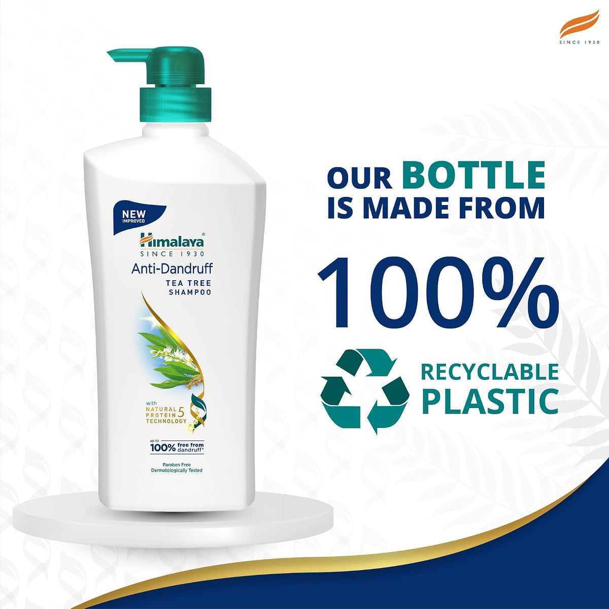 Himalaya Anti Dandruff Shampoo With Tea Tree Removes Dandruff & Soothes Sclap, 1000 ml