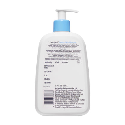 Cetaphil Gentle Skin Hydrating Face Wash 118ml, Paraben Free, Sulphate-Free Gentle Skin Hydrating Cleanser with Niacinamide, Vitamin B5 for Dry to Normal, Sensitive Skin