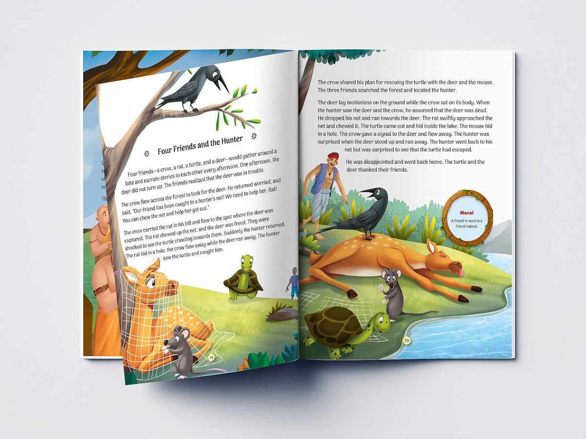 101 Tales The Great Panchatantra Collection - Collection Of Witty Moral Stories For Kids For Personality Development (Hardback)