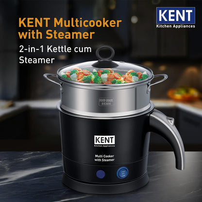 KENT Super Egg Boiler | 3 Boiling Modes | Stainless Steel Body and Heating Plate | 6 Eggs at a Time | Automatic Turn-Off | Silver